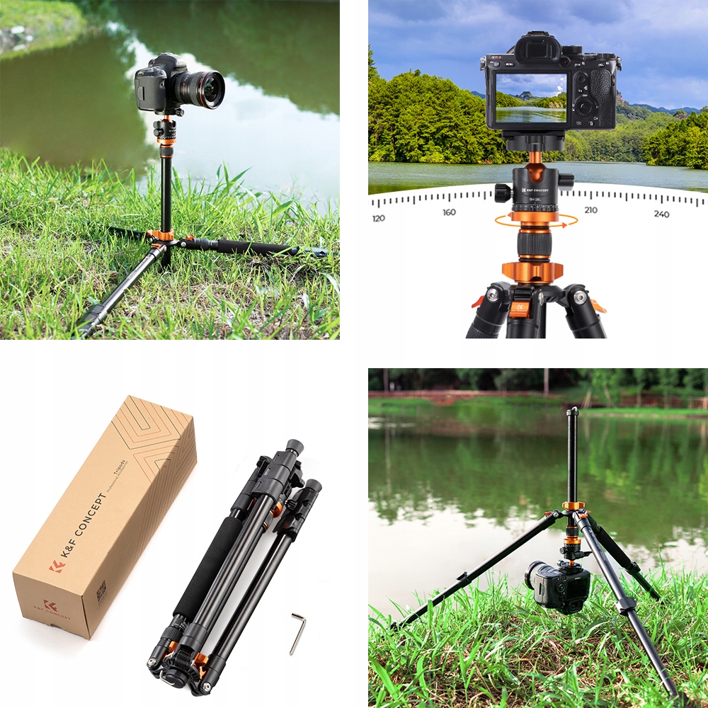 KF STATYW DO APARATU + GŁOWICA KULOWA DO MAKRO PRO Model SA254M2