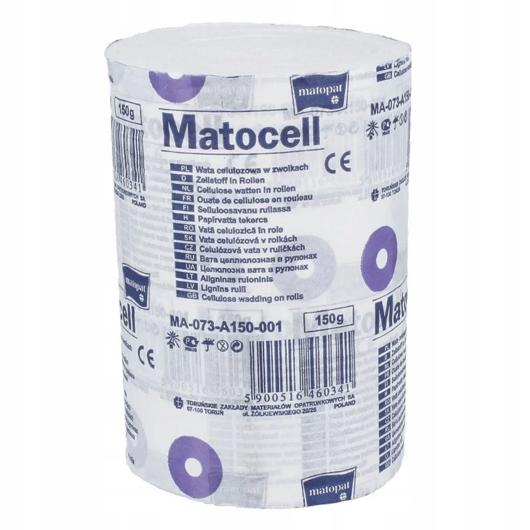 

Matocell Wata celulozowa lignina w zwoju 150 g