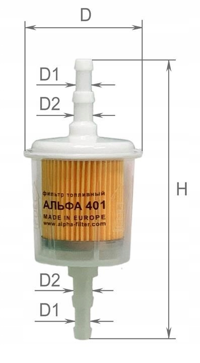 Где находится топливный фильтр альфа Alpha filter alpha401 топливный фильтр купить с доставкой из Польши с Allegro на
