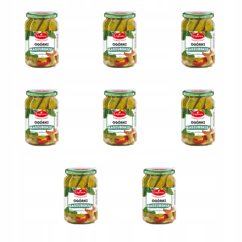 Kašubské okurky 680 g/380 g Urbanek X8