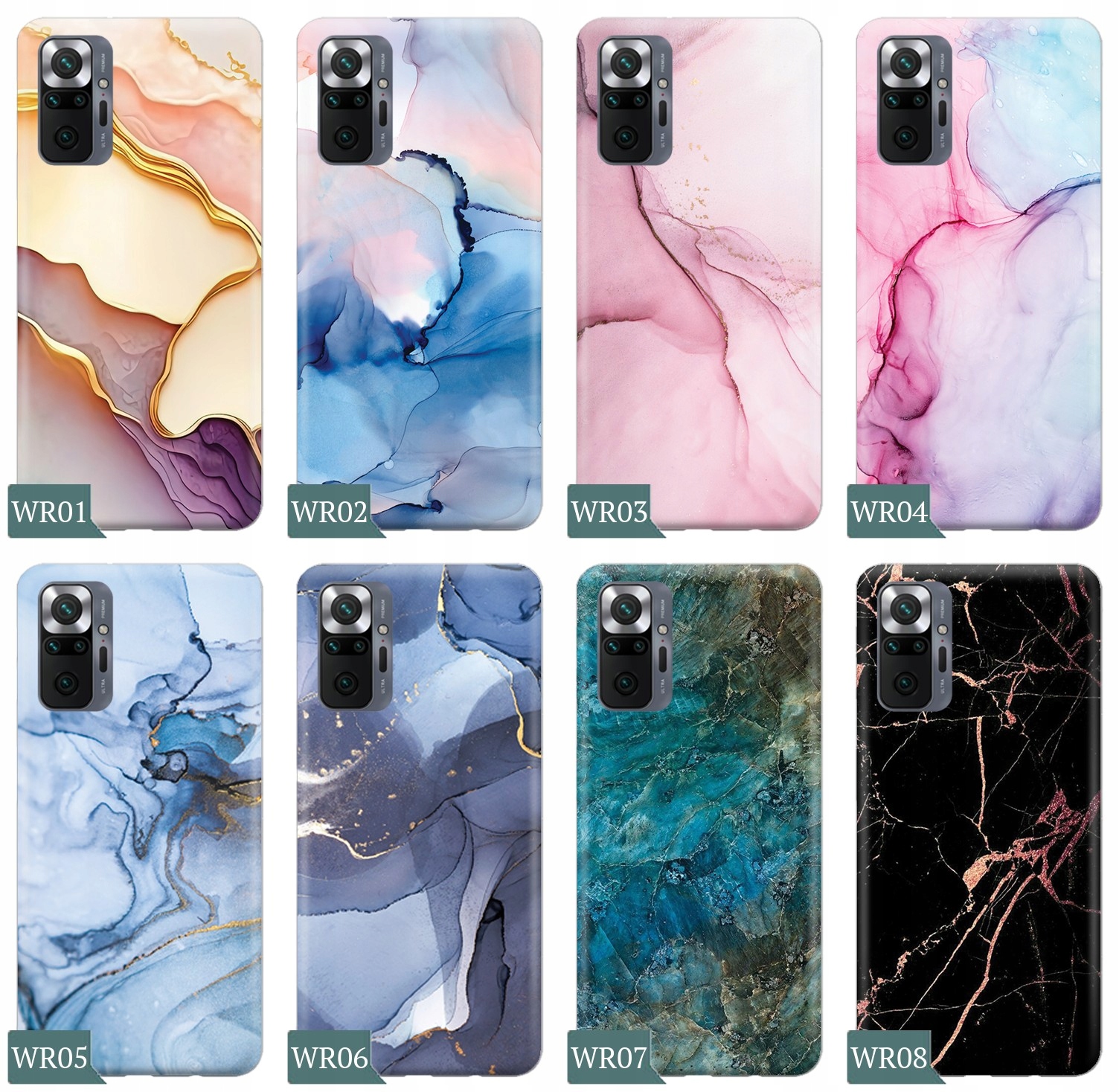 ETUI do XIAOMI REDMI NOTE 10 PRO + SZKŁO WZORY Dedykowany model Redmi Note 10 Pro