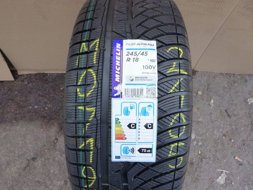 Michelin PILOT ALPIN PA4 MO 245/45 R18 100 V OPONA Marka Michelin