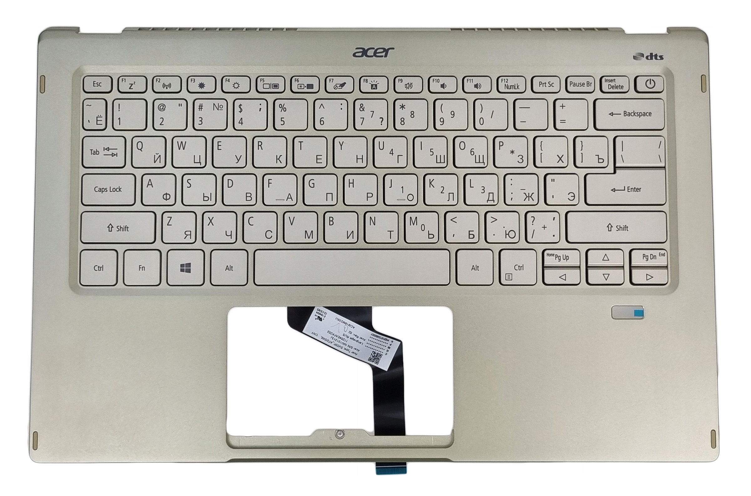 Nová Krytka Klávesnice Acer Swift SF514-55T SF514-55TA Ruská