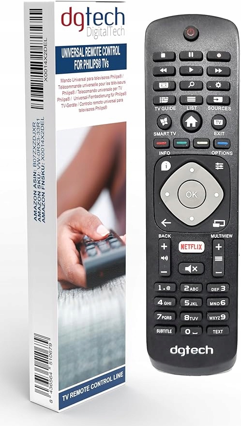 Универсальный пульт дистанционного управления DigitalTech черный