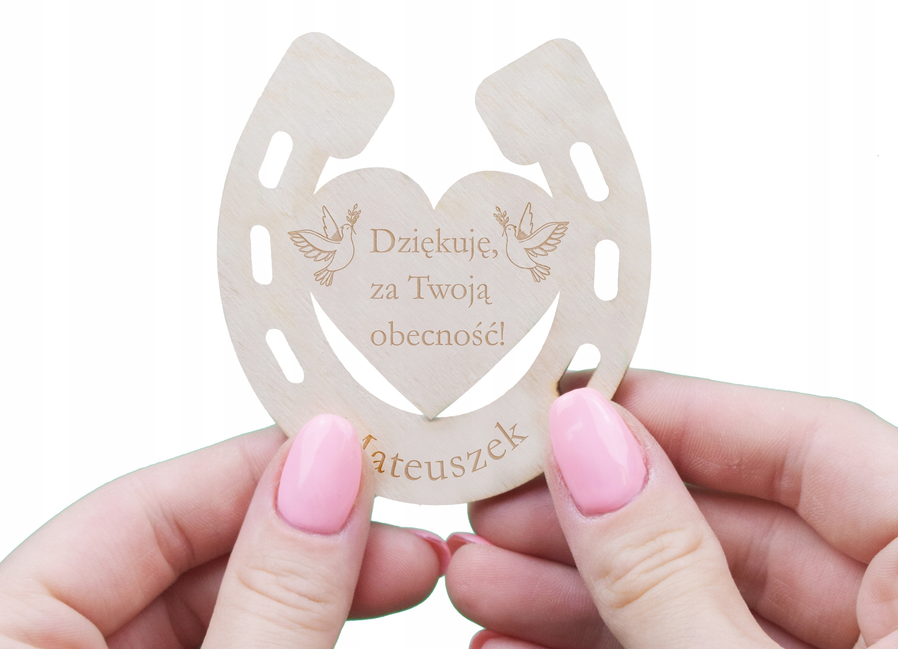 PODZIĘKOWANIE DLA GOŚCI CHRZEST MAGNES PODKOWA EAN (GTIN) 5904624904681