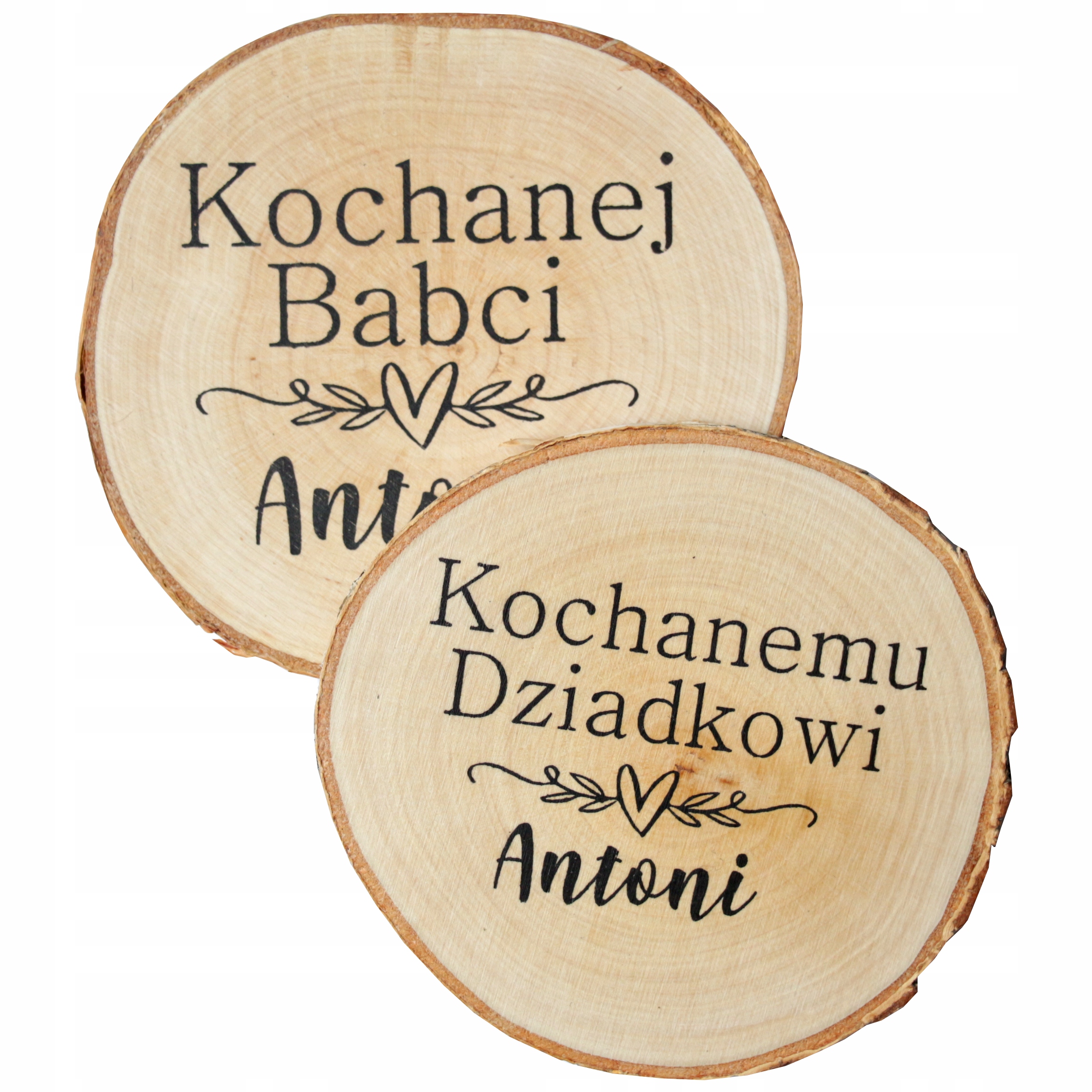 

Drewniana Podkłada Plastry Brzozowe dla babci