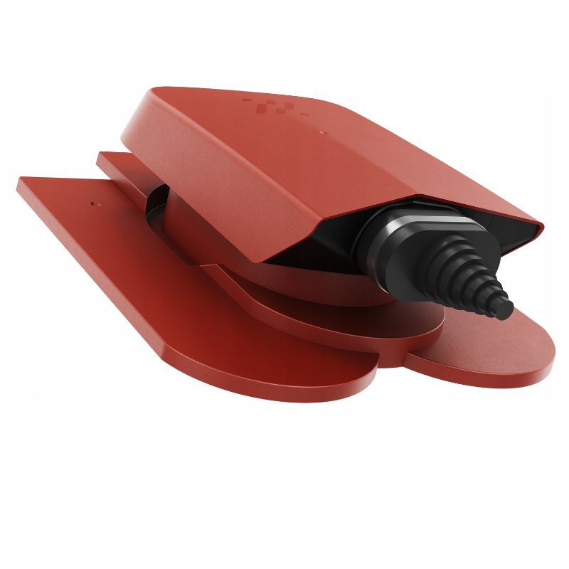 Solární Přechod na solární kabely pro kapry s krajkou Červený