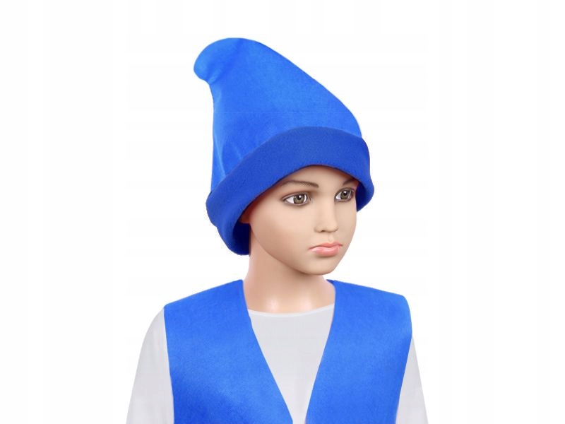 CZAPKA KRASNOLUDKA KOSTIUM SKRZAT ELF NIEBIESKA Marka inny