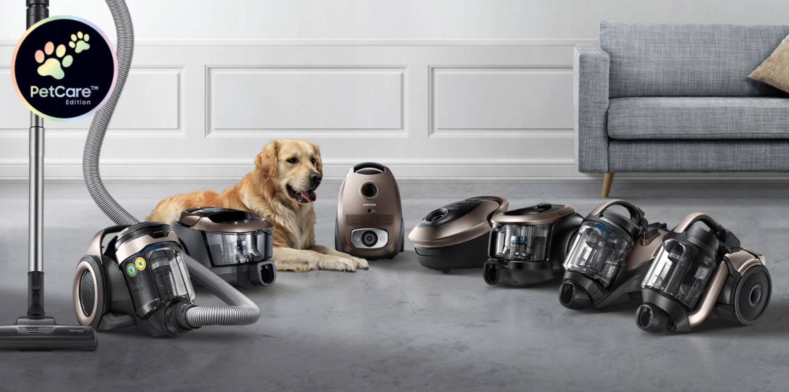 Odkurzacz workowy Samsung VC 079HNJGGD * Pet Care Edition Filtr Przedsilnikowy Wylotowy