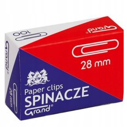 

Spinacz okrągły 28mm Grand 100szt.