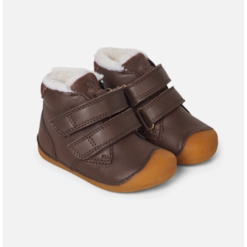 Bundgaard Petit Winter 2190 Dark Brown trzewiki zimowe na rzepy roz.19