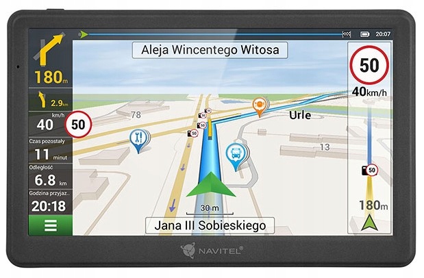 Nawigacja samochodowa Navitel MS700 7" Komunikaty głosowe Wykres ładunku