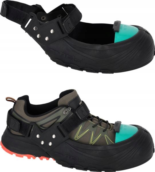 Nakładki ochronne na obuwie z Podnoskiem Bhp na zwykłe buty r. 44-48 Turkus