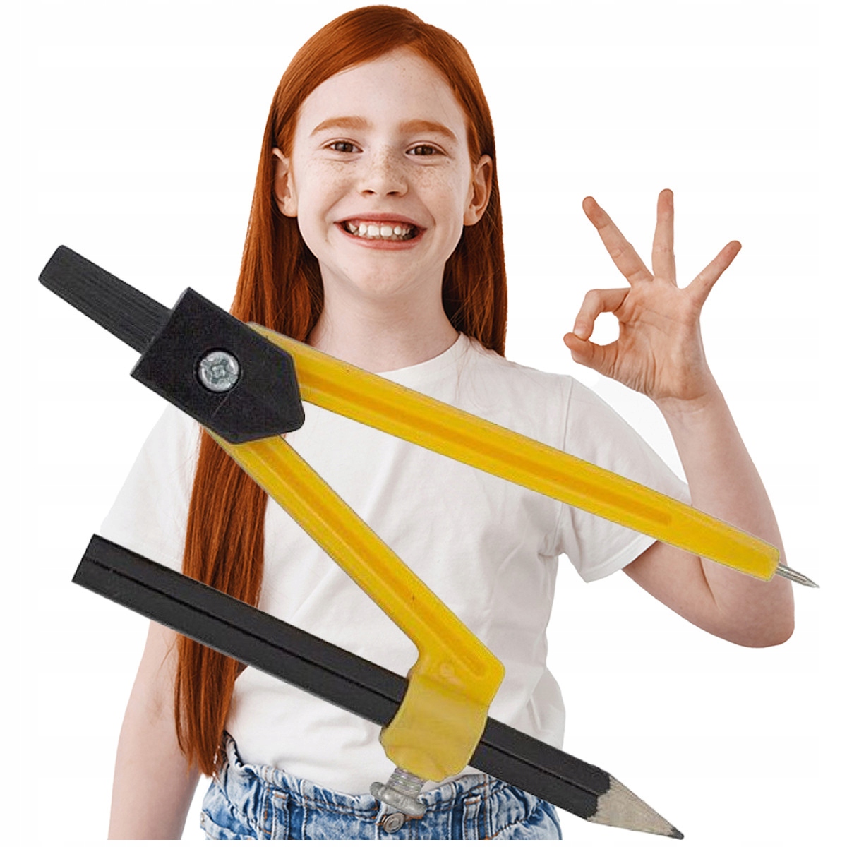 Cyrkiel Geometryczny na Ołówek do Rysowania OKAZJA Marka Beifa