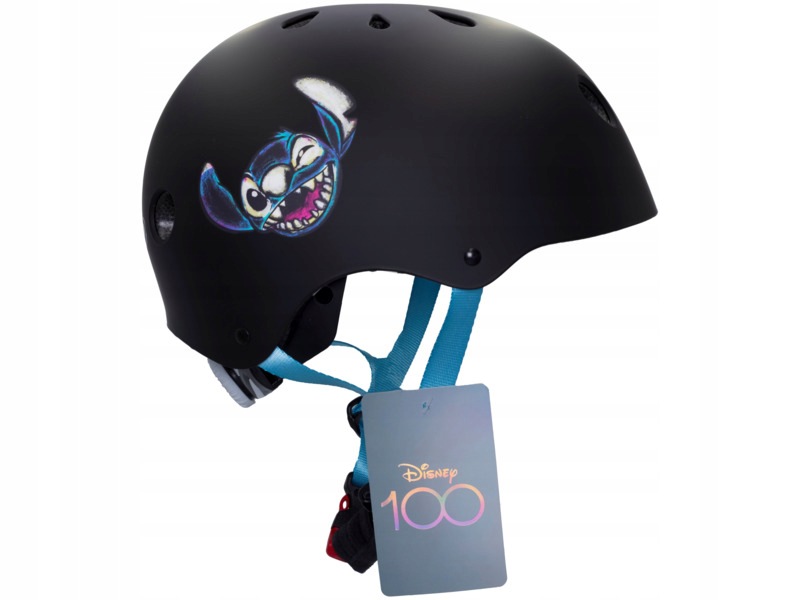 Kask Disney Stitch D100 Czarny dla Dzieci (rozmiar M)