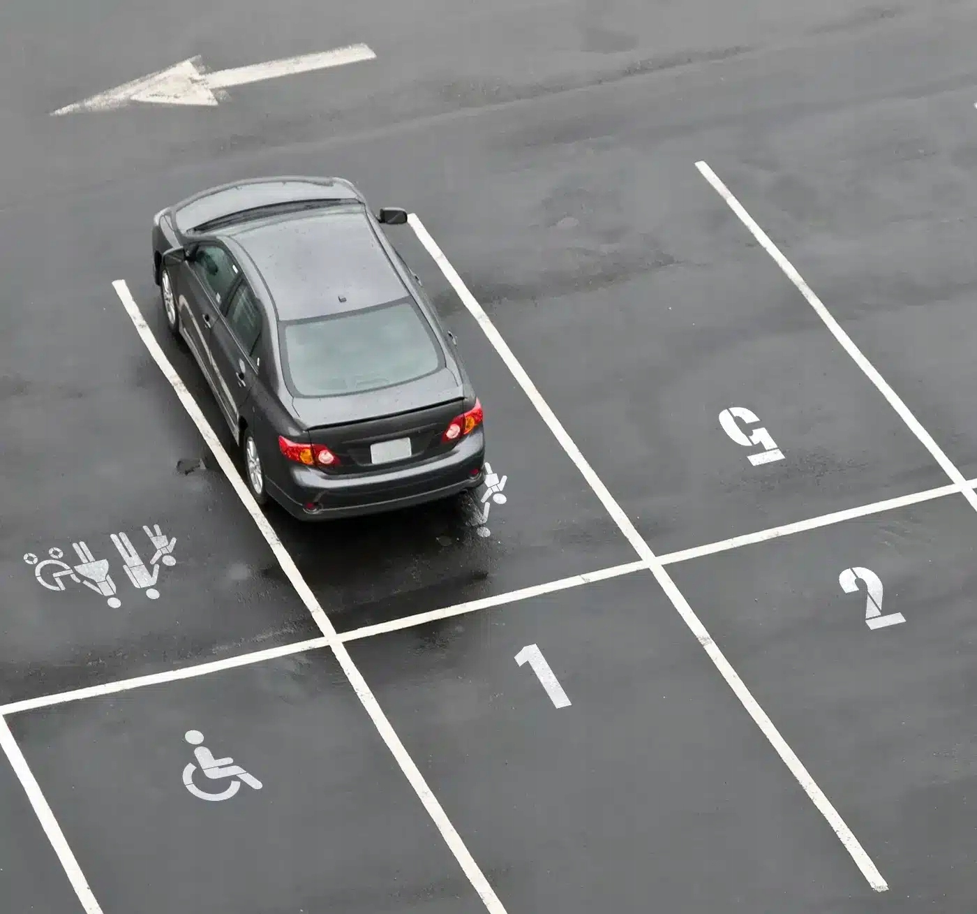 Szablony parkingowe (13 szablonów) 75 cm Marka Decorello