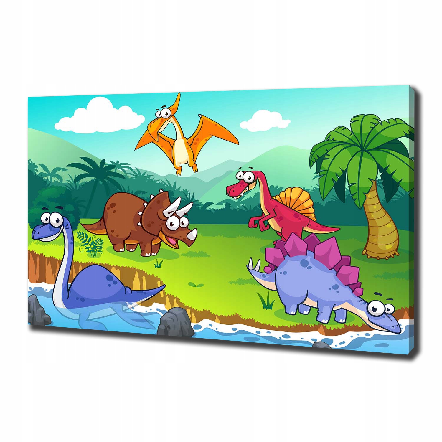 

Foto obraz canvas na ścianę Dinozaury 100x70 cm