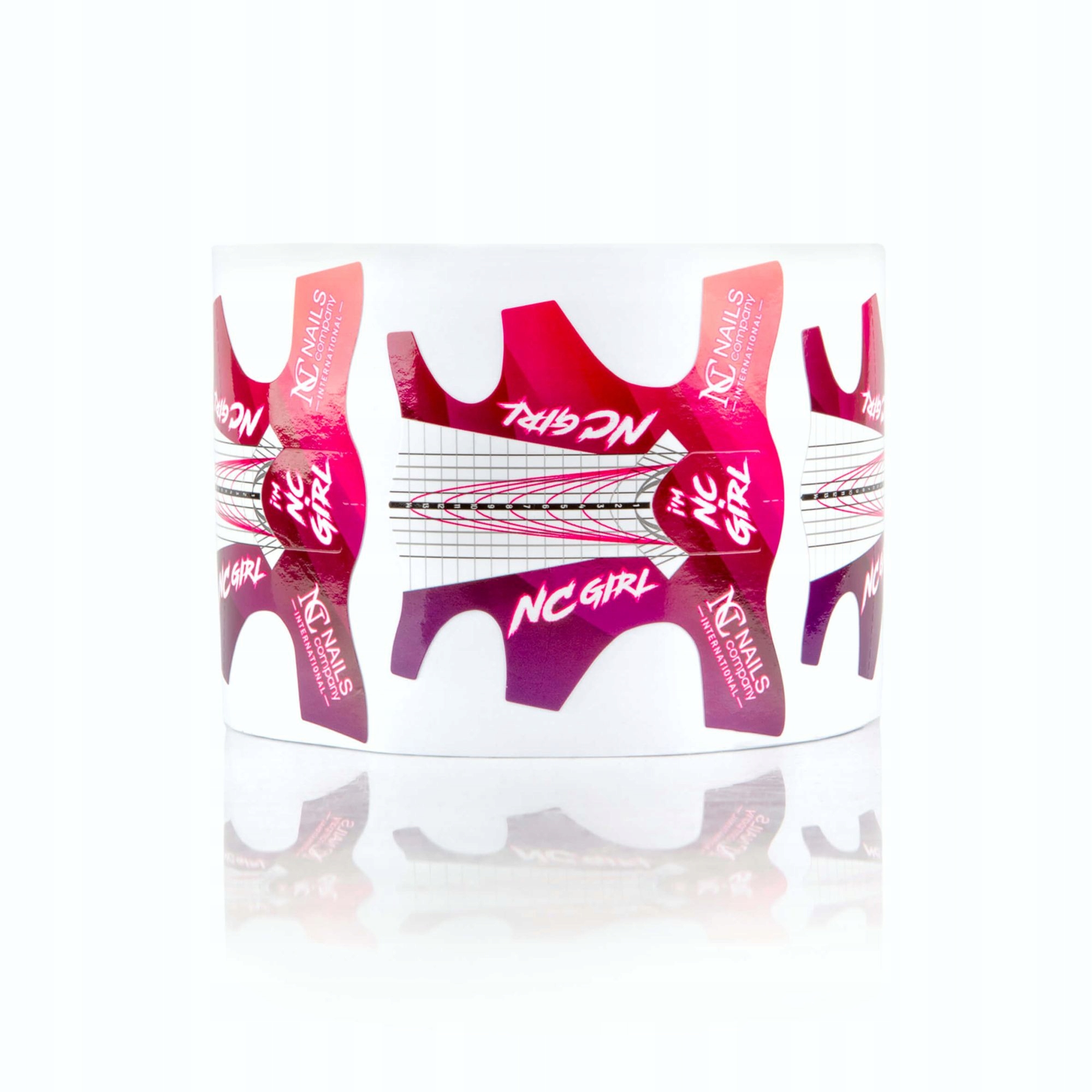 Nails Company Dual Pink formy na prodloužení nehtů 500 ks