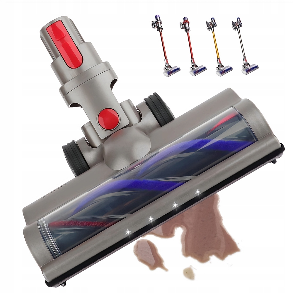 Dysonová Hlava S Flexibilním 180° Kloubem A Led Osvětlením Pro Koberce