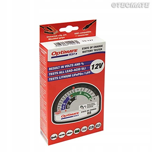 OptiMate 507840 TecMate Tester TS126N, tester Marka Tecmate