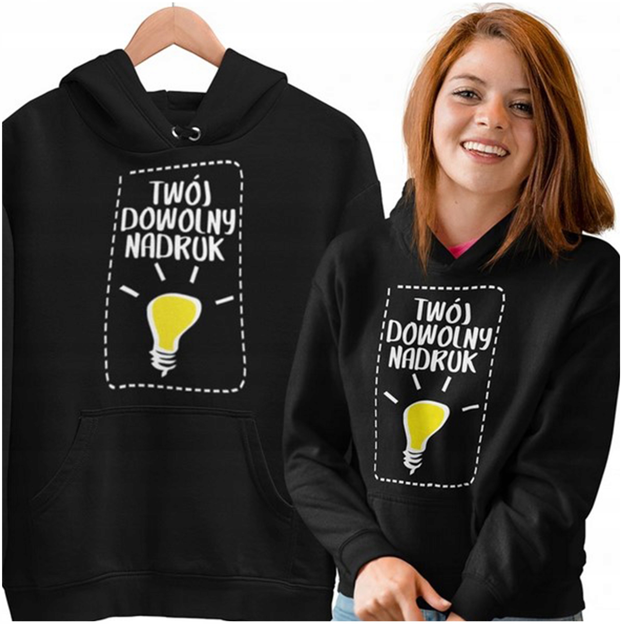 

Bluza Kangurek Własny Dowolny Nadruk