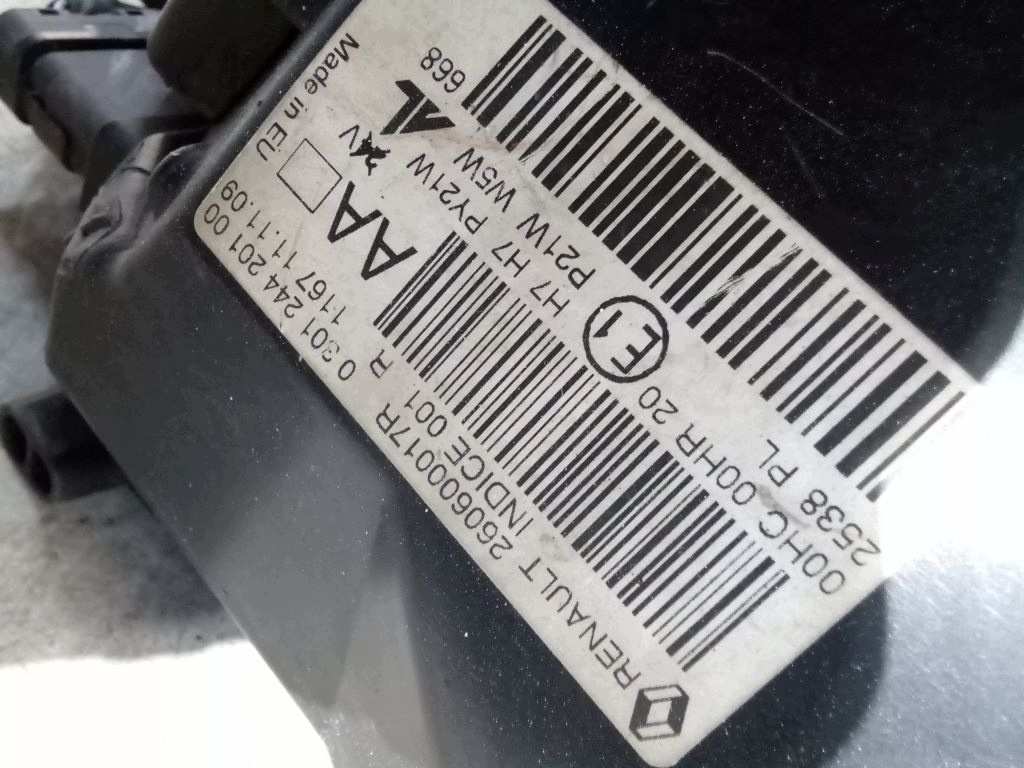 Renault Megane III 3 Coupe light left front front 260600017R