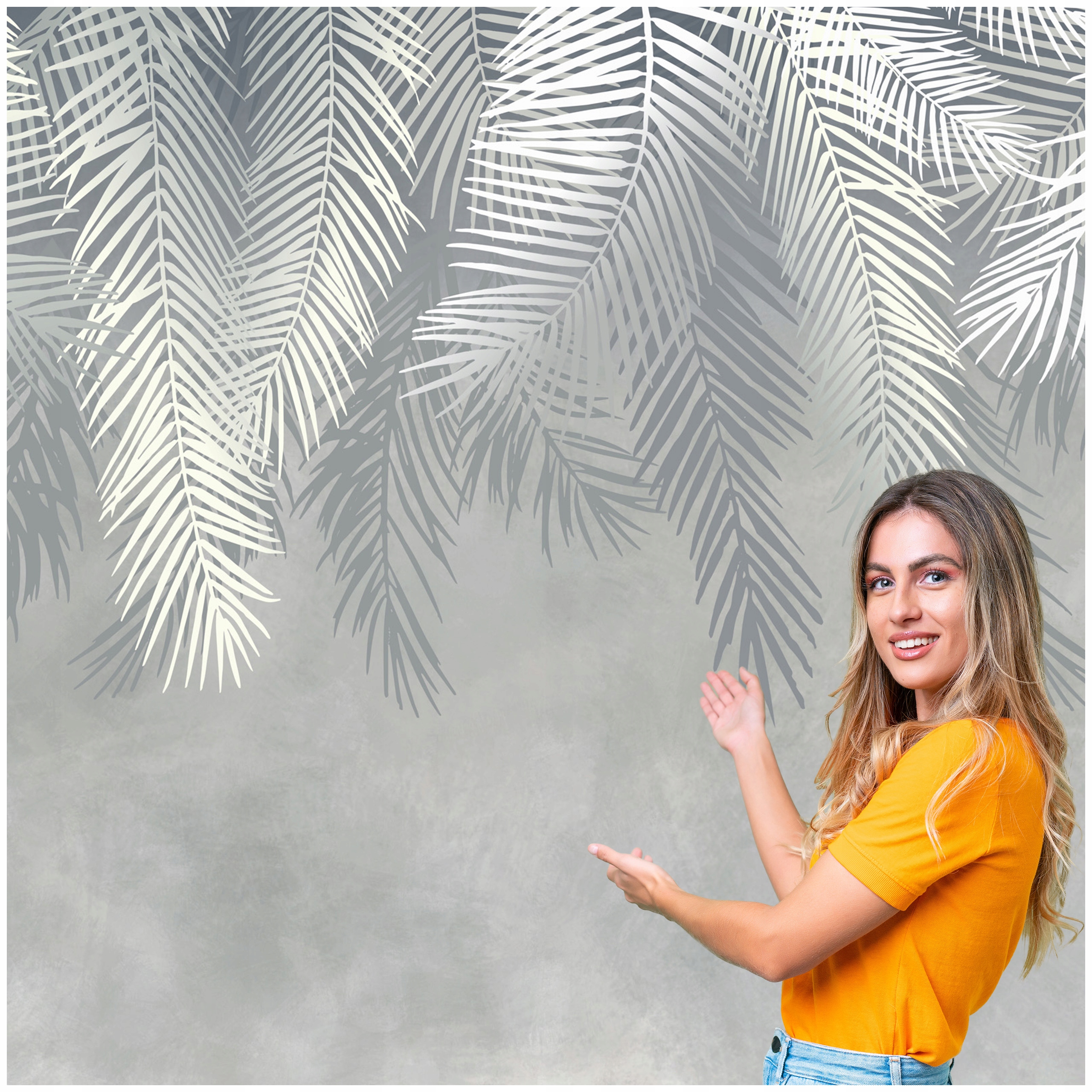 Fototapeta Visící Palmové Listy 588x280 WL02 W