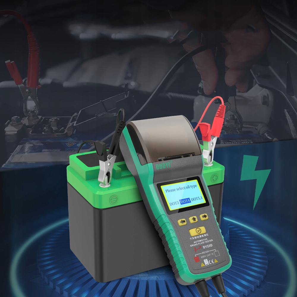 TESTER PŁYNU HAMULCOWEGO SAMOCHODU Z DRUKARKĄ Kod producenta a5a750749741817