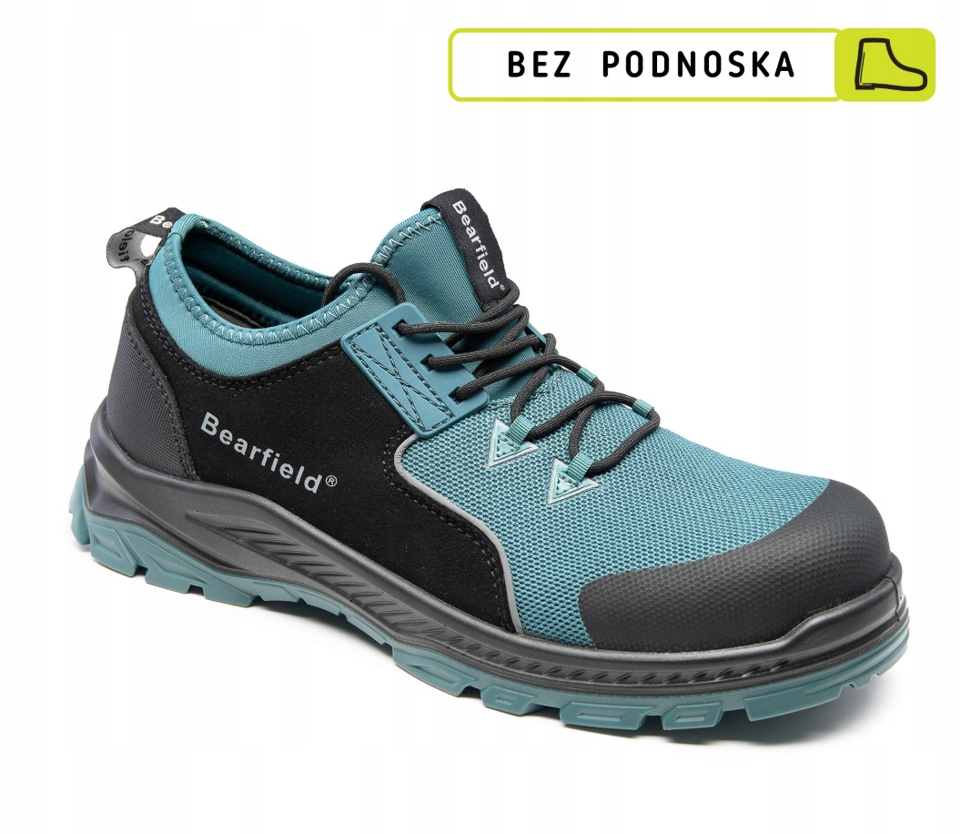 Półbuty robocze Polstar Bearfield Bolton O1 Sr Fo czarno-turkusowe 45