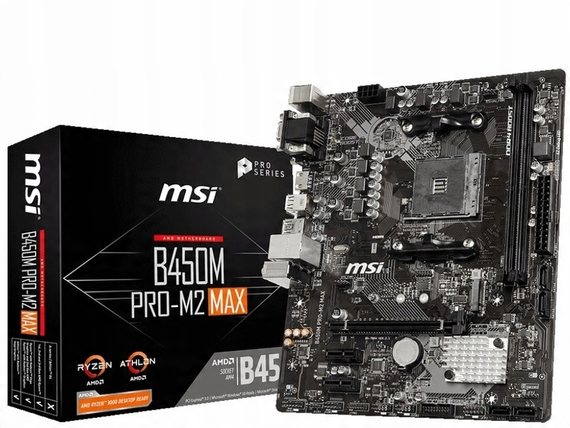 

Msi B450M PRO-M2 Max płyta główna Socket AM4 Micro