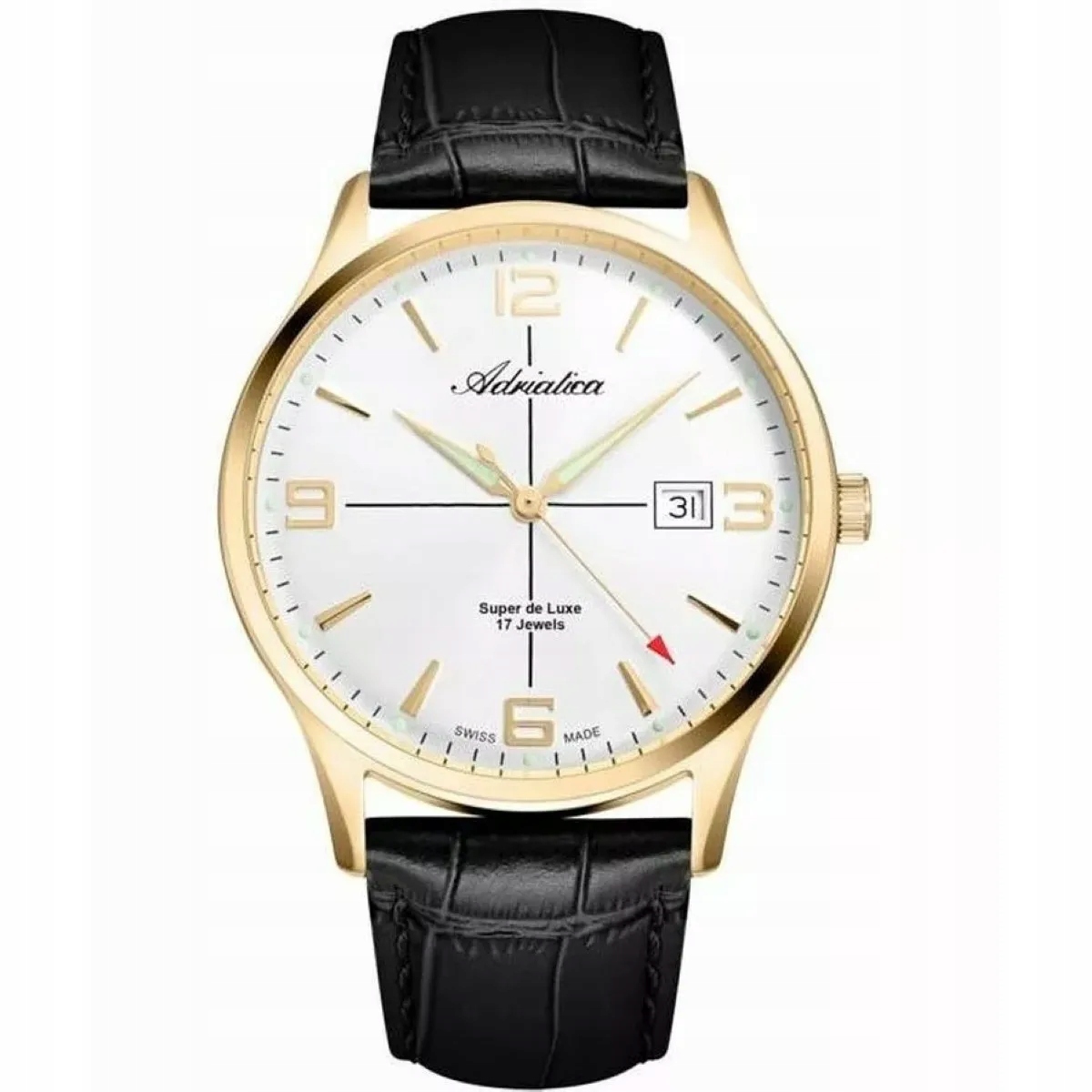 Adriatica Pánské Hodinky De Luxe na řemínku A8331.1253M