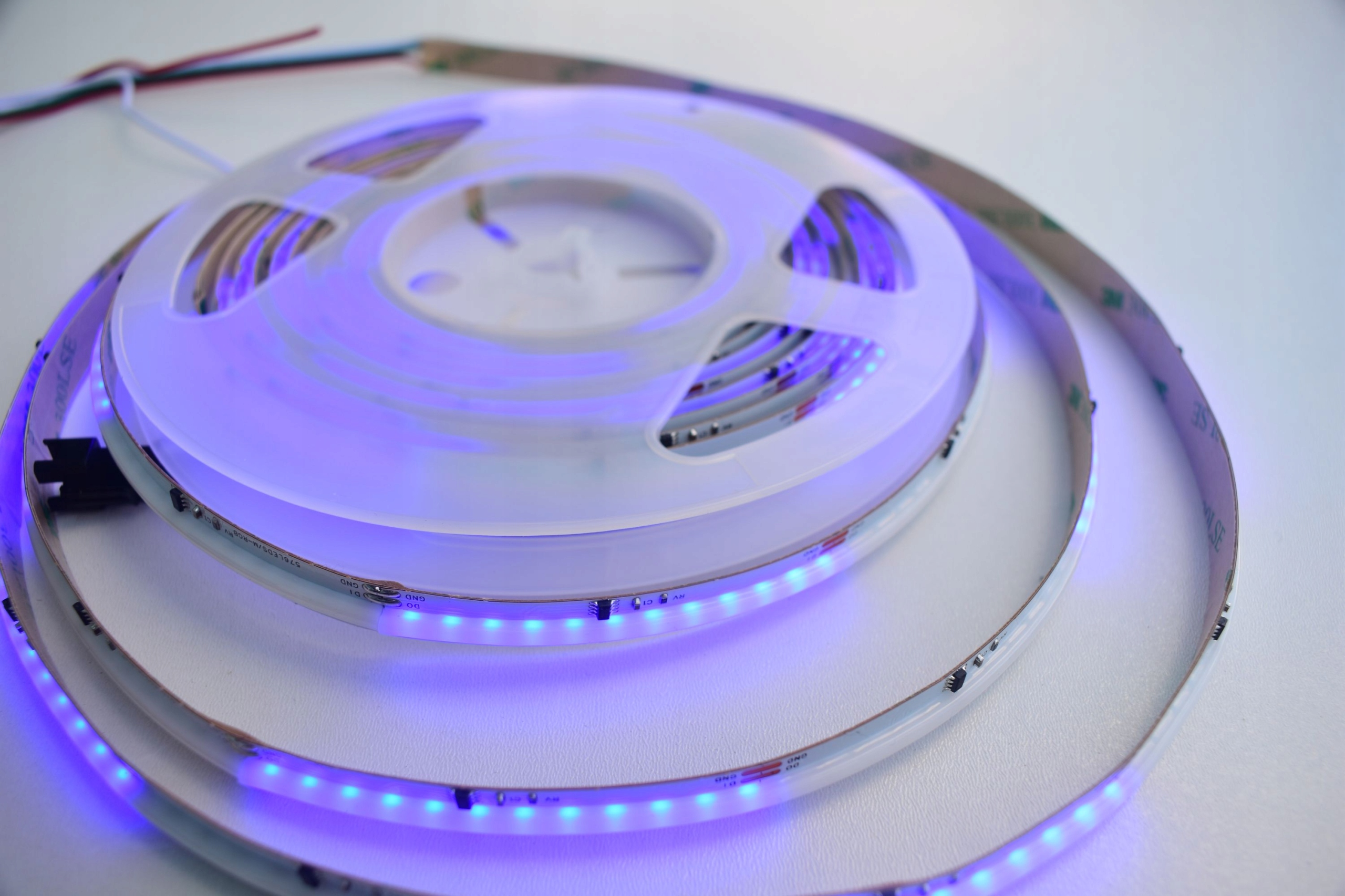 Taśma LED COB WS2811 RGB 576 led/m biała taśma COB cyfrowa 12V - 5m Długość 5 m