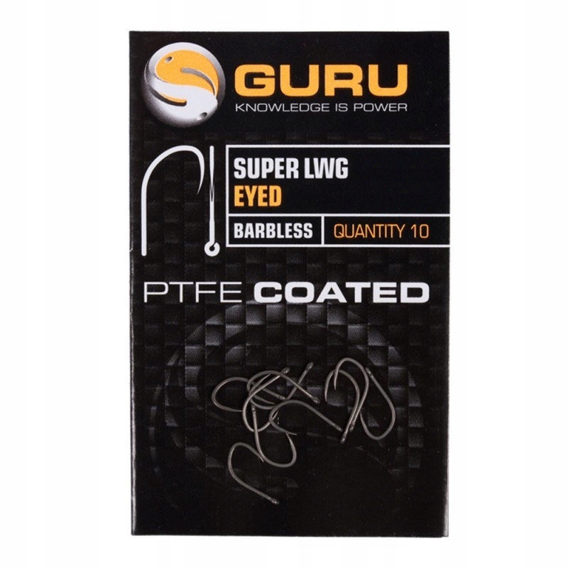 Guru Haczyki Lwg Eyed r.14 Barbless 10szt.