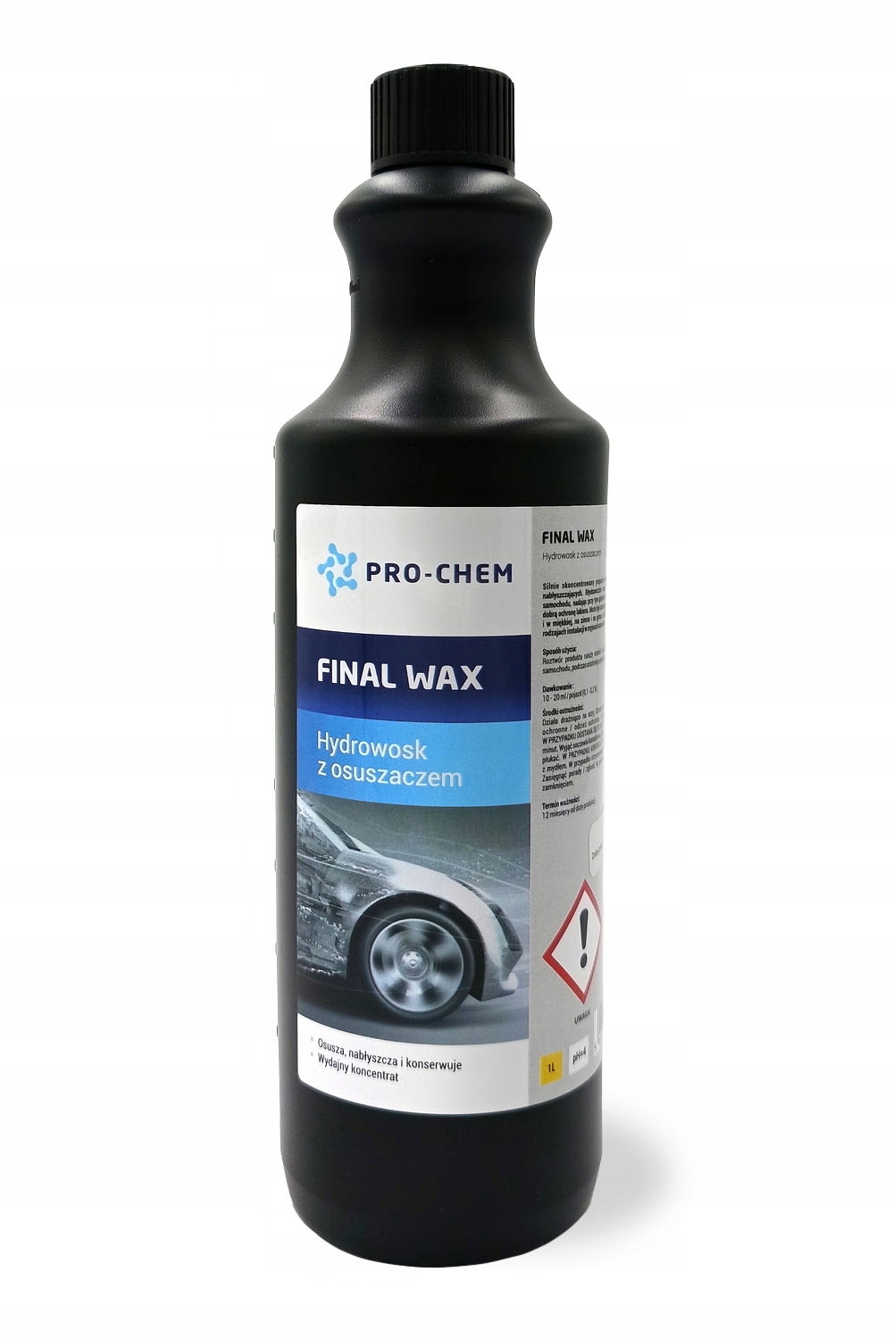 Hydrowosk z osuszaczem do stosowania na mokro PRO-CHEM FINAL WAX 1 L