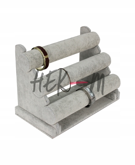 EKSPOZYTOR WAŁEK POTRÓJNY SZARY