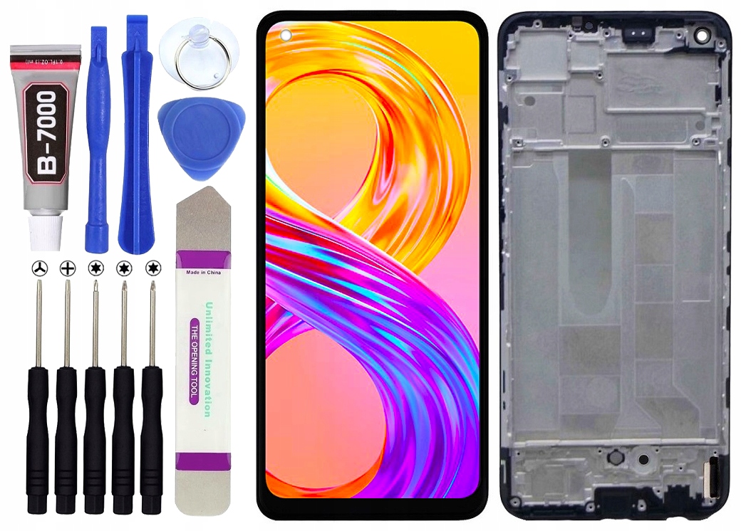 Incell displej pro Oppo Realme 8 Pro LCD displej Rámeček