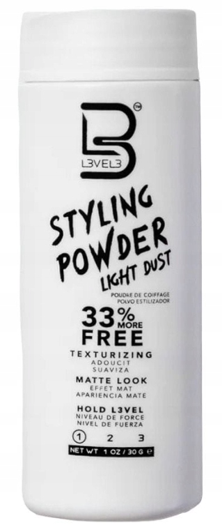 PUDER LEVEL3 LIGH DUST DO STYLIZACJI 30G DUŻY