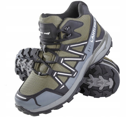 Trzewiki robocze bez podnoska dzianina zielono czarne rozmiar 43 Lahti Pro