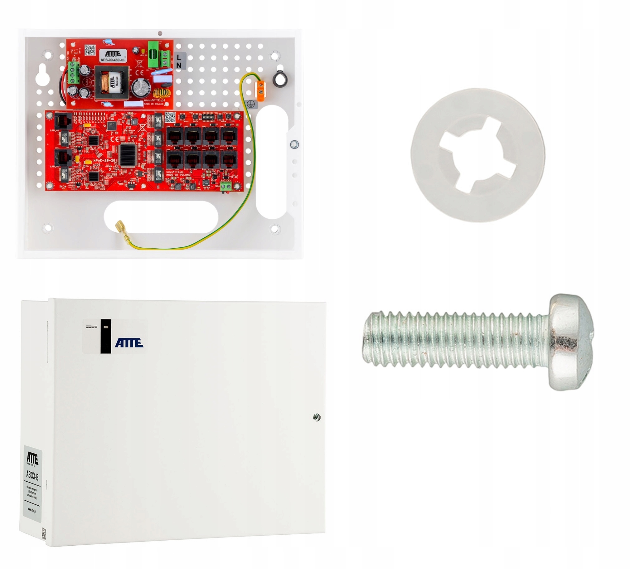 Switch PoE 10 portový 8xPoE 8 Ip kamer Monitoring