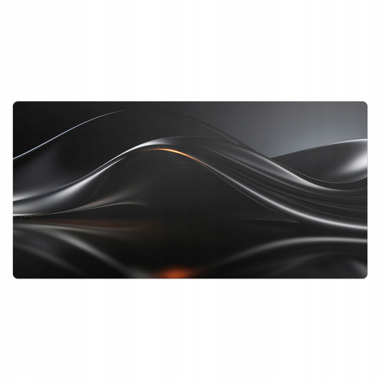 Herní ochranná podložka pod klávesnici a myš Vlny v zrcadle 100x50 cm