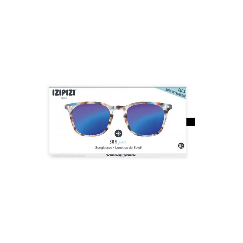 Izipizi - Okulary przeciwsłoneczne Sun Junior (5-10 lat) E Blue Tortoise (l Marka Izipizi