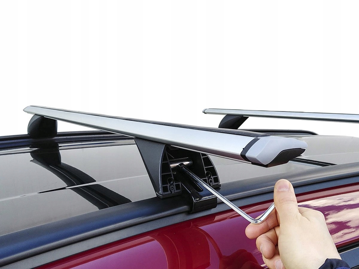 BAGAŻNIK DACHOWY NA RELINGI ZINTEGROWANE BELKI ALU Model Virgo IR 120