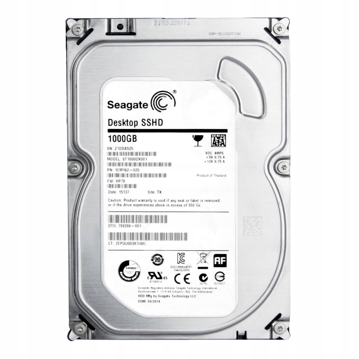 Hp 789286-001 1TB 7.2k Sata III 3.5'' ST1000DX001