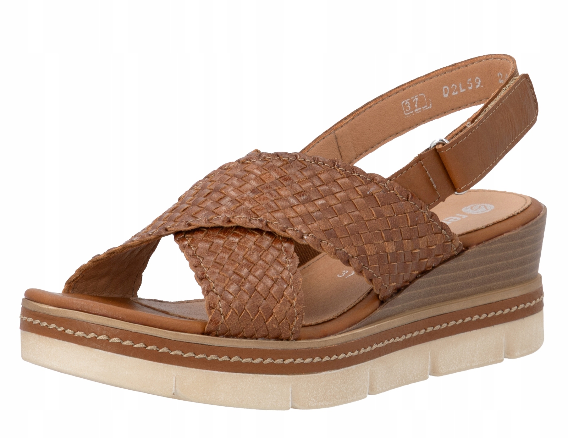 Remonte D2L59-24 vel.39 hnědé kotníkové sandály Soft Rieker
