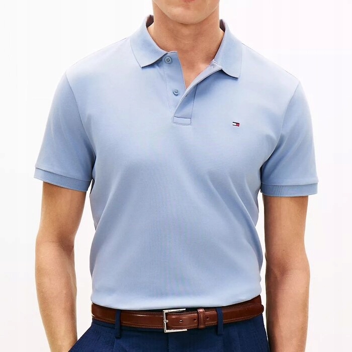 Polokošile Tommy Hilfiger bavlněné pánské modré M (nové)