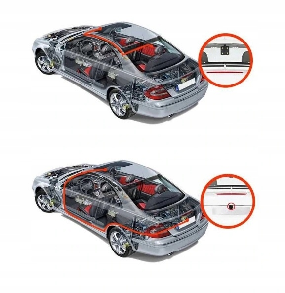 KAMERA SAMOCHODOWA WIDEOREJESTRATOR PL MENU +KARTA Przekątna ekranu 4