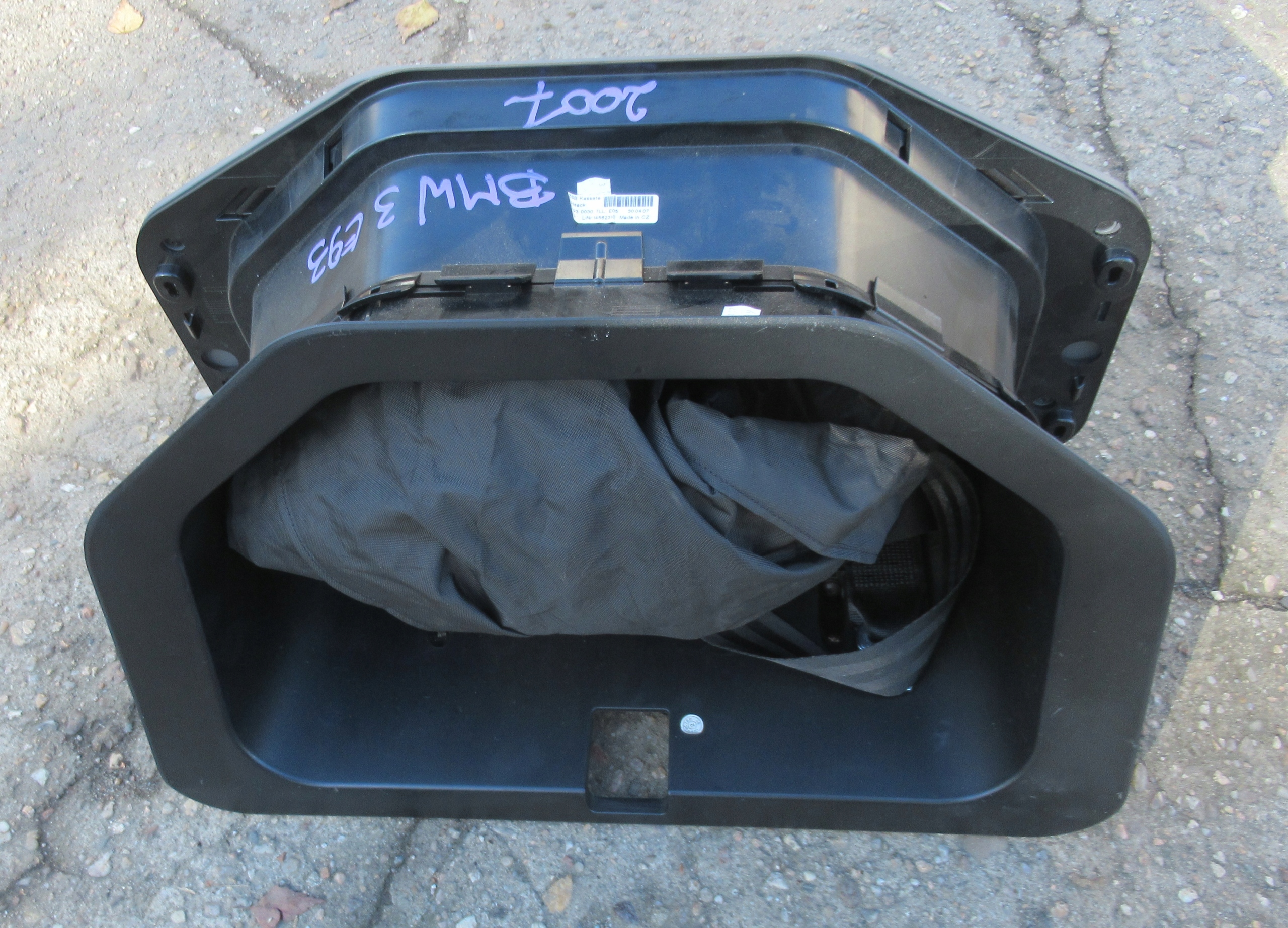 BMW E93 07R passenger compartment REKAW sump boot for NARTY