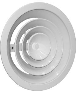 Anemostat kulatý s škrticí klapkou o průměru 300 mm