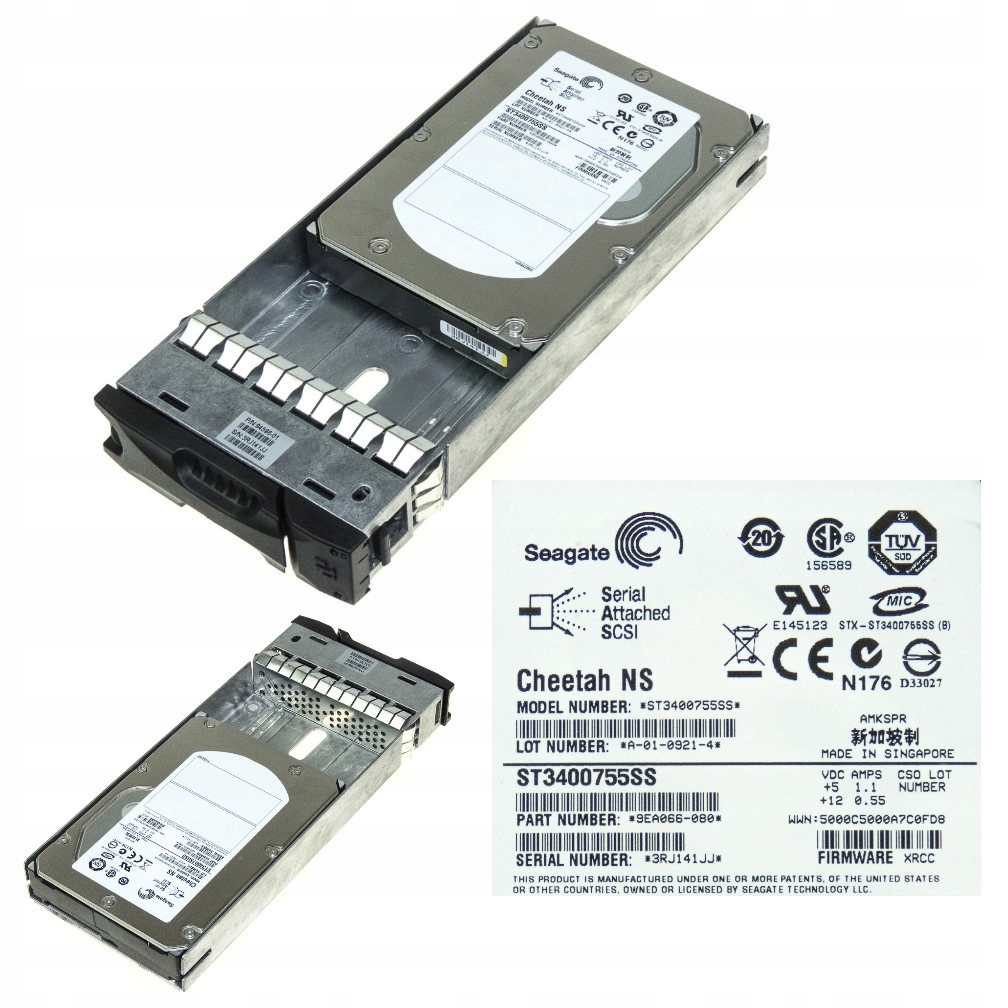 Dell 400GB 92720-02 Sas 10.000RPM ST3400755SS 3.5 Equallogic