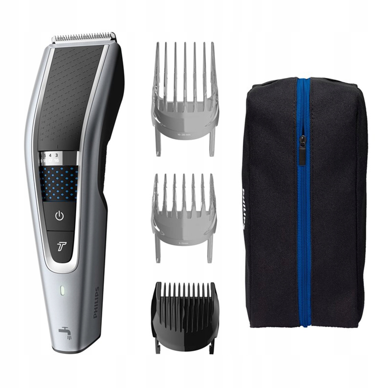 Zastřihovač vlasů Philips HC5630/15 Holicí Strojek Na Vlasy Barber Nástavce